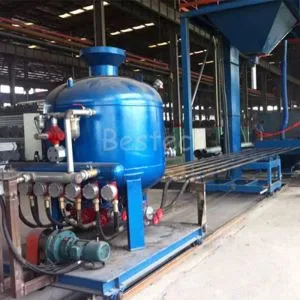 الصلب أنابيب الجدار الداخلي الجدار آلة التفجير